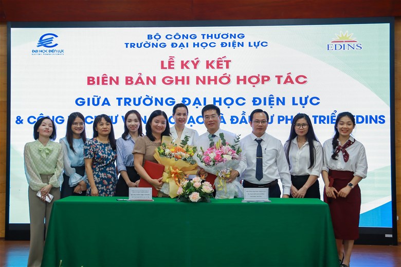 LỄ KÝ KẾT MOU HỢP TÁC GIỮA VIỆN QUẢN TRỊ LOGISTICS VÀ CHUỖI CUNG ỨNG EDINS VÀ ĐẠI HỌC ĐIỆN LỰC